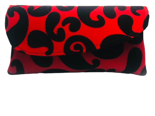 Black & Red Clutch
